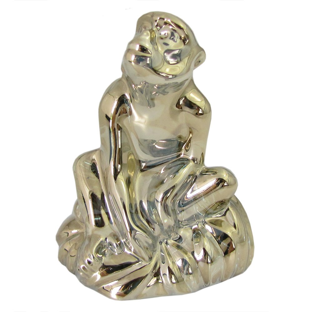 baccara バカラ　干支置物　サル　申 バカラ フィギュリン ○ 置物 サル オーナメント 十二支 申